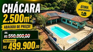 #340# 🏡 CHÁCARA COMPLETA COM 3 SUÍTES | ABAIXOU DE R$ 550 mil  PARA R$ 499 MIL!IBIÚNA-SP 
