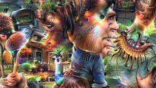recursive deep dream starting from a completely black frame