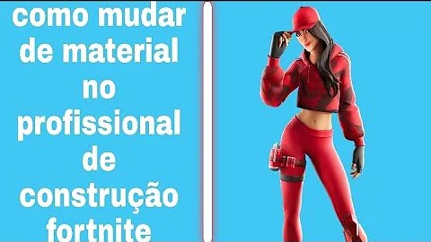 Como mudar de material no fortnite PS4?