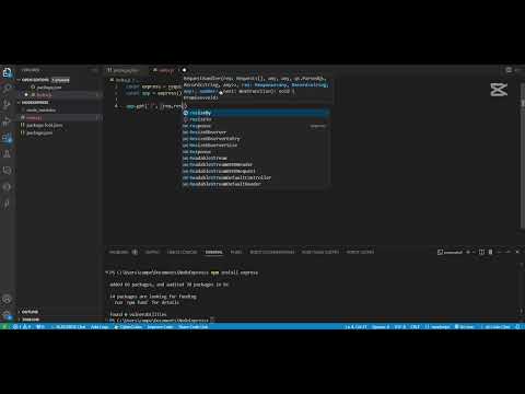 How to start a Node Express Project