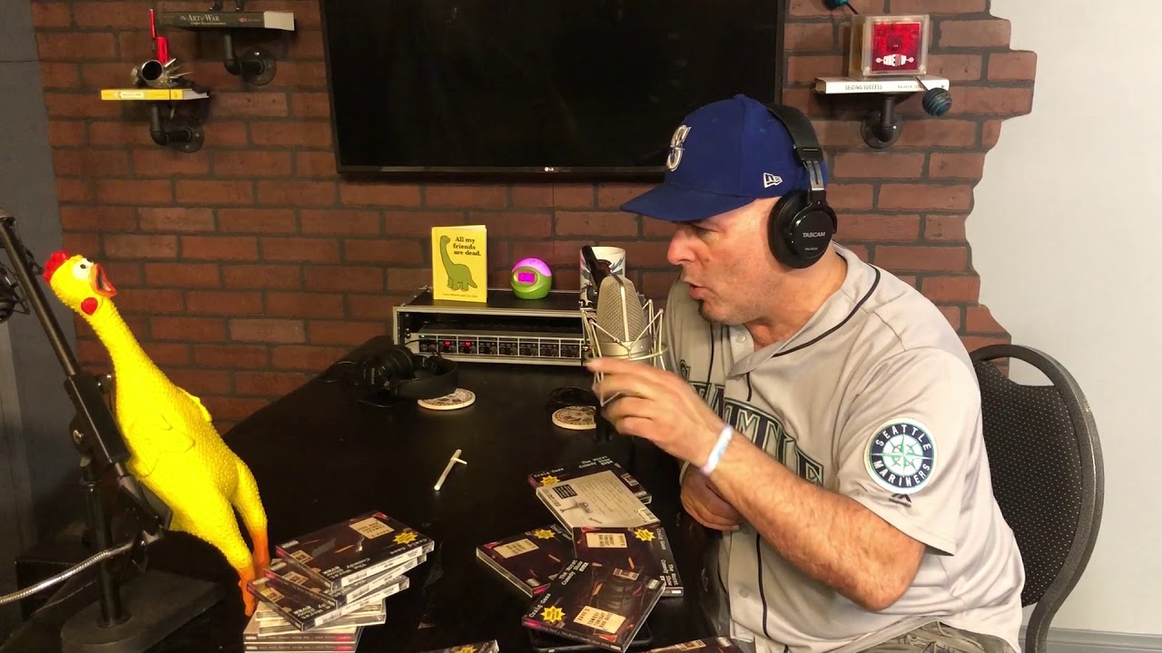 Comedian Craig Gass recording P.S.A.'s as Gene Simmons of KISS