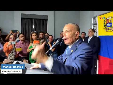 Manuel Rosales se pronuncia tras presentar su candidatura presidencial en Venezuela