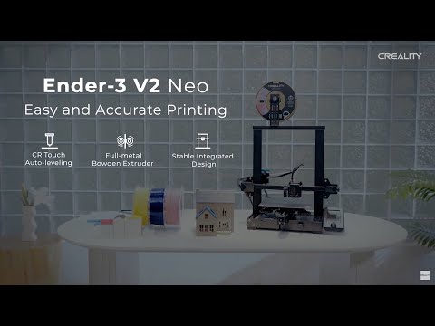 Creality Ender 3 V2 Neo - Impresora 3D oficial con kit de nivelación  automática CR Touch, plataforma de acero con resorte, extrusora de metal