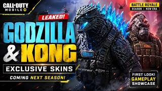 GODZILLA 🆚 KONG Skins in COD Mobile 😱 (FIRST LOOK Before Release!)