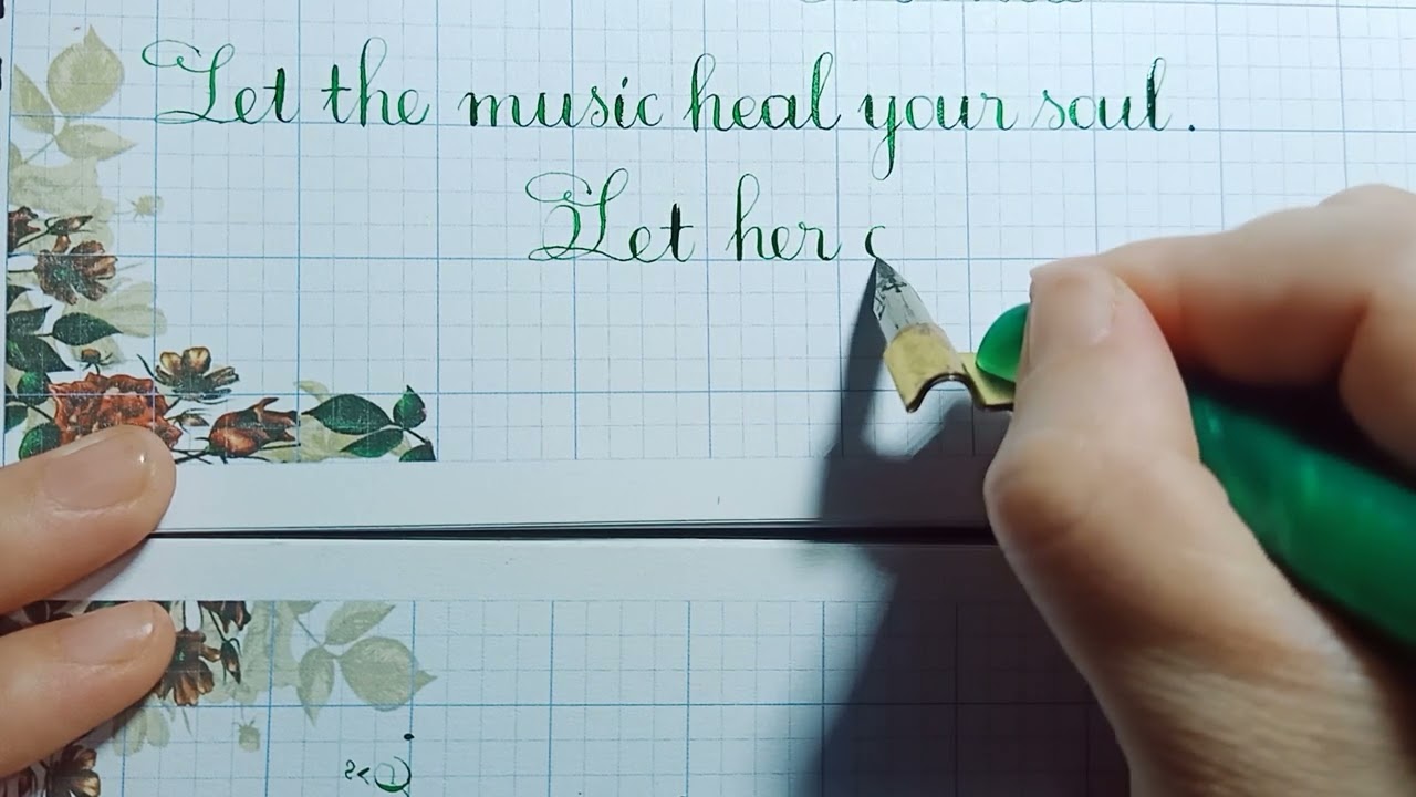 Luyện Viết Chữ Đẹp. Hướng dẫn cách viết tên bài hát: Let Her Go - Thầy ...