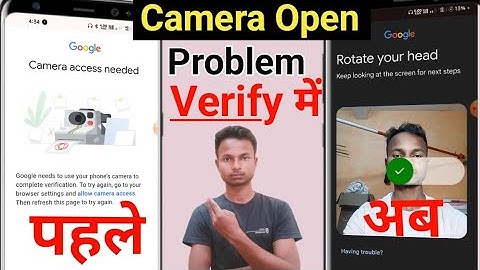 create a post verification me camera open nahi ho rha || camera open nahi ho rha hai problem sloved