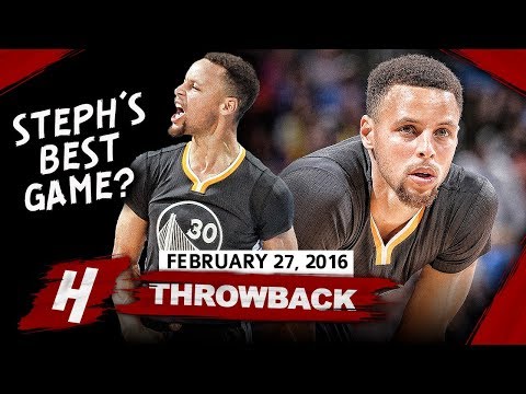 Stephen Curry GREATEST Game Ever! Full Highlights vs Thunder 2016.02.27 - 46 Pts, EPIC GAME-WINNER!