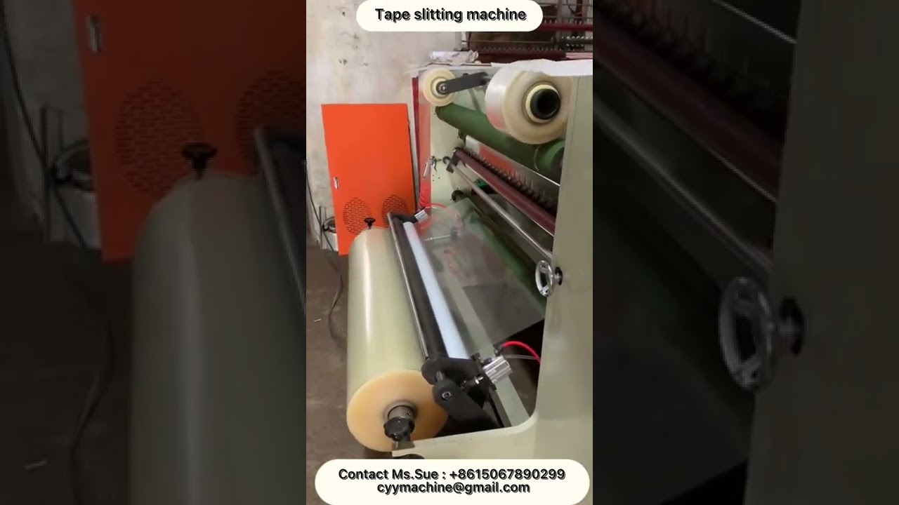Tape slitting machine