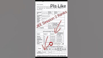 JEE MAINS SESSION 2 RESULTS l JEE MAINS 2023