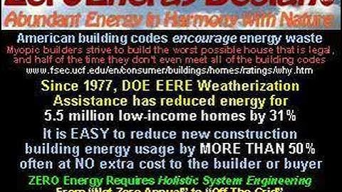 Zero Energy Design® Replacing BAD Building Codes