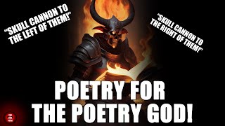 Poetry for the Poetry God!