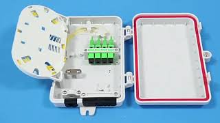 4 Cores Fiber Distribution Box for 1:4 Mini Splitter