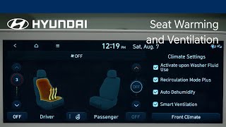 Seat Warming and Ventilation | Hyundai