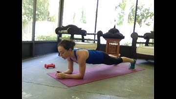 Kristy Lee Wilson - Core Exercise - DB Plank Pass