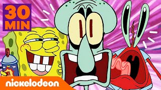 Bob Esponja | Las BROMAS más alocadas de 'Bob Esponja'  | Nickelodeon en Español