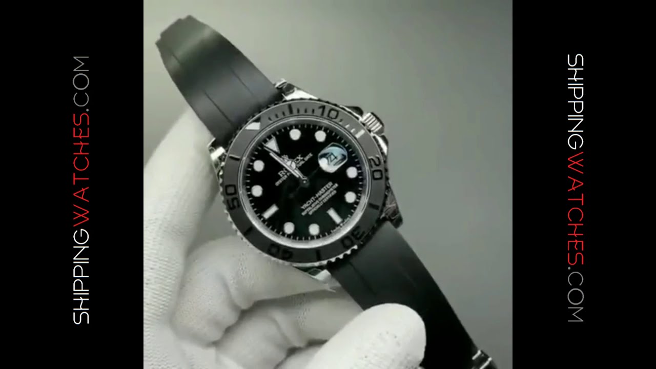 Rolex Yacht Master FOR SALE. Rubber Strap 40 mm. Shipping to Nevada, Ukraine & Germany.