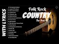 Folk Rock Country With Lyrics   Simon &amp; Garfunkel, Cat Steven, Jim Croce, Neil Young, John Denver 1