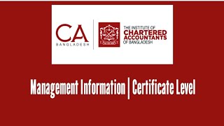 Chapter 7 | Management Information CL | 16th Batch   Part 1 | Abdul Wahab FCA