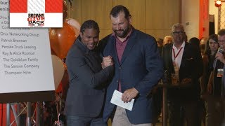 Joe Thomas and Josh Cribbs reunite to give back