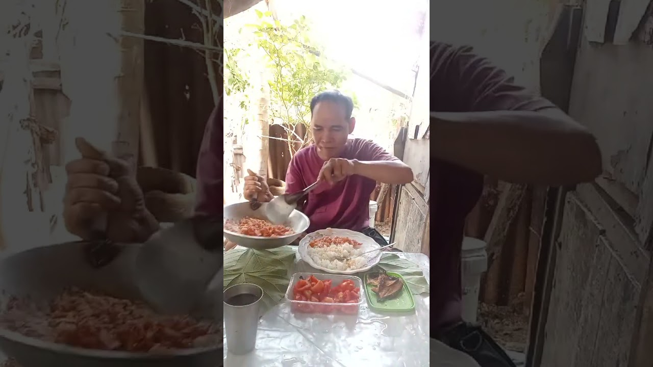 Birada na Ginisang kamatis Sinahugan ng itlog