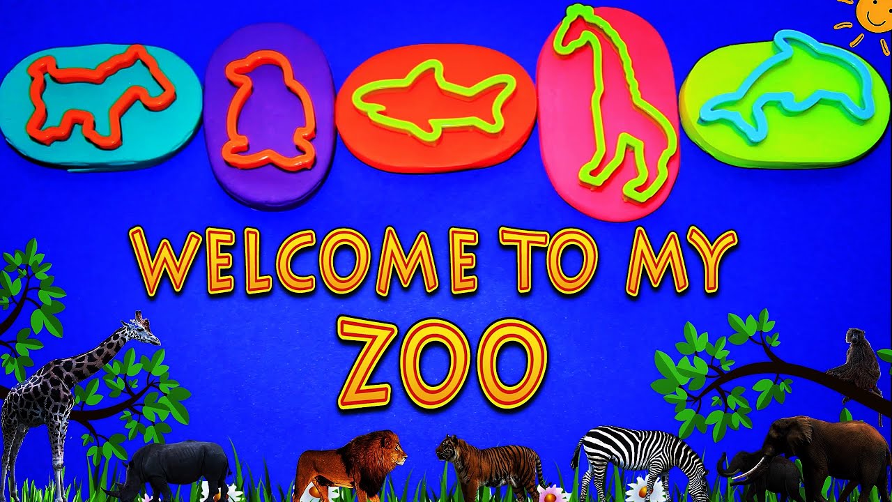 Play Doh Zoo Adventure How to make Play Doh Animals Funny Zoo Aventure