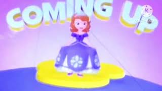 Sofia and the first coming up Disney junior