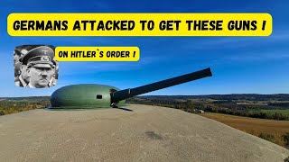 Germans attacked this place and fought hard for it. Amazing WW2 battlefield grounds !
