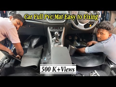 How to Instal Car Full Pvc Mat | Easy Car Floor Lamination | Tamil4U