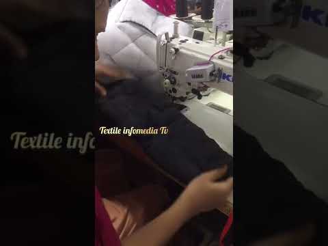 How to Side seam Join of Fiber Jacket #garments #jacket #apparel #textile