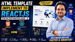HTML to React JS Tutorial | Convert Any HTML CSS Website into React App (Complete Guide) 2026