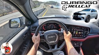 Raise Kids + Raise Hell in the 2023 Dodge Durango SRT Hellcat (POV Drive Review)