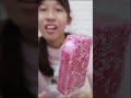 來吃 日本森永嗨啾葡萄口味 冰棒 ＃蕾蕾tv#吃冰＃icecream