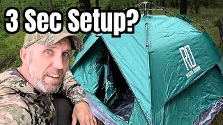Reactive Outdoors 3 Secs Tent - Real Overnight Review (Rain Included)