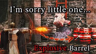 Elden Ring | I’m Sorry, Little One… Explosive Barrel Trap