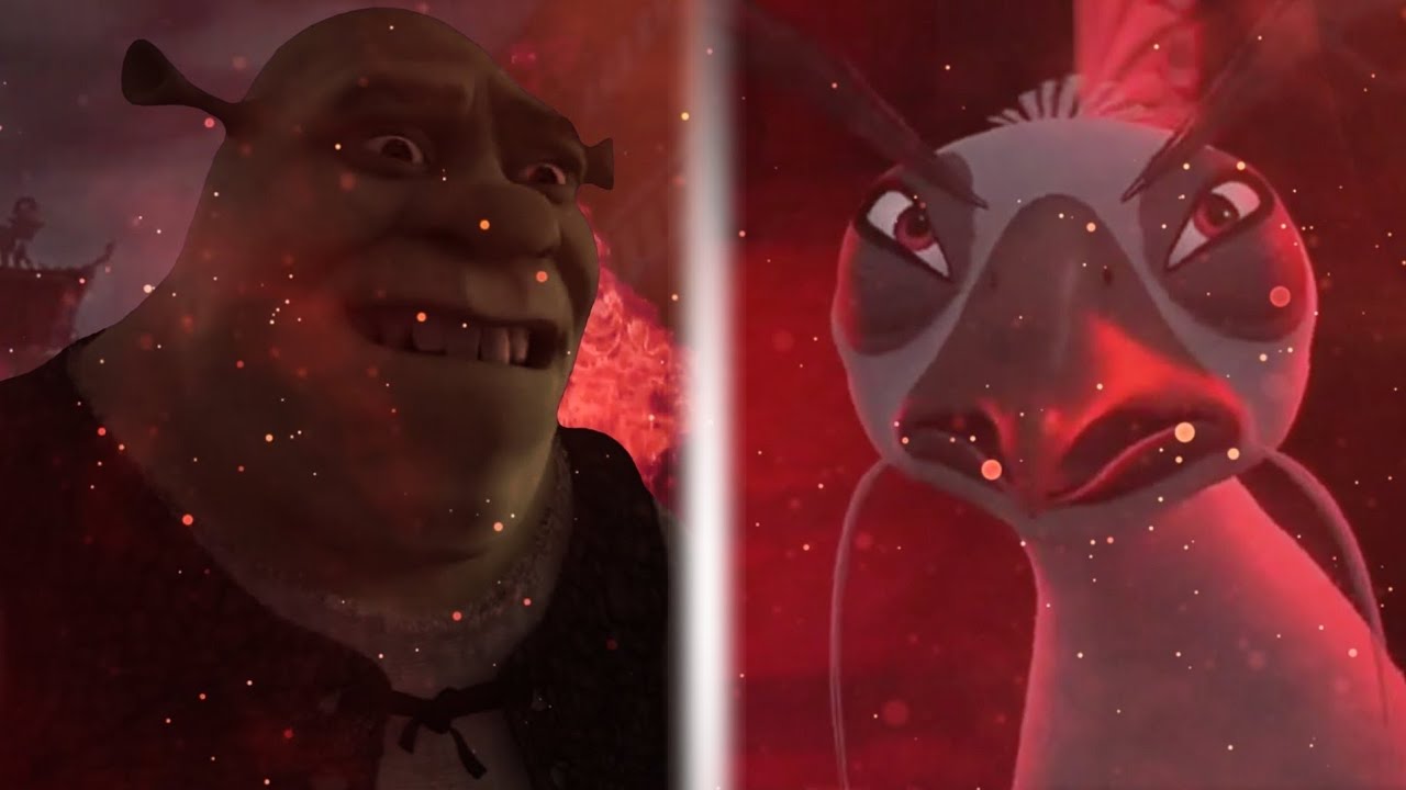 Shrek vs Lord Shen Pelea Completa (F**king epic)