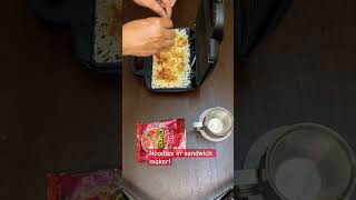 Make maggi easily in sandwich maker no gas in 2mins recipe breakfast sandwichmaker noodles