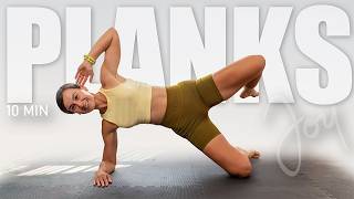 10 Min Wrist Friendly Dynamic Planks | CORE Workout