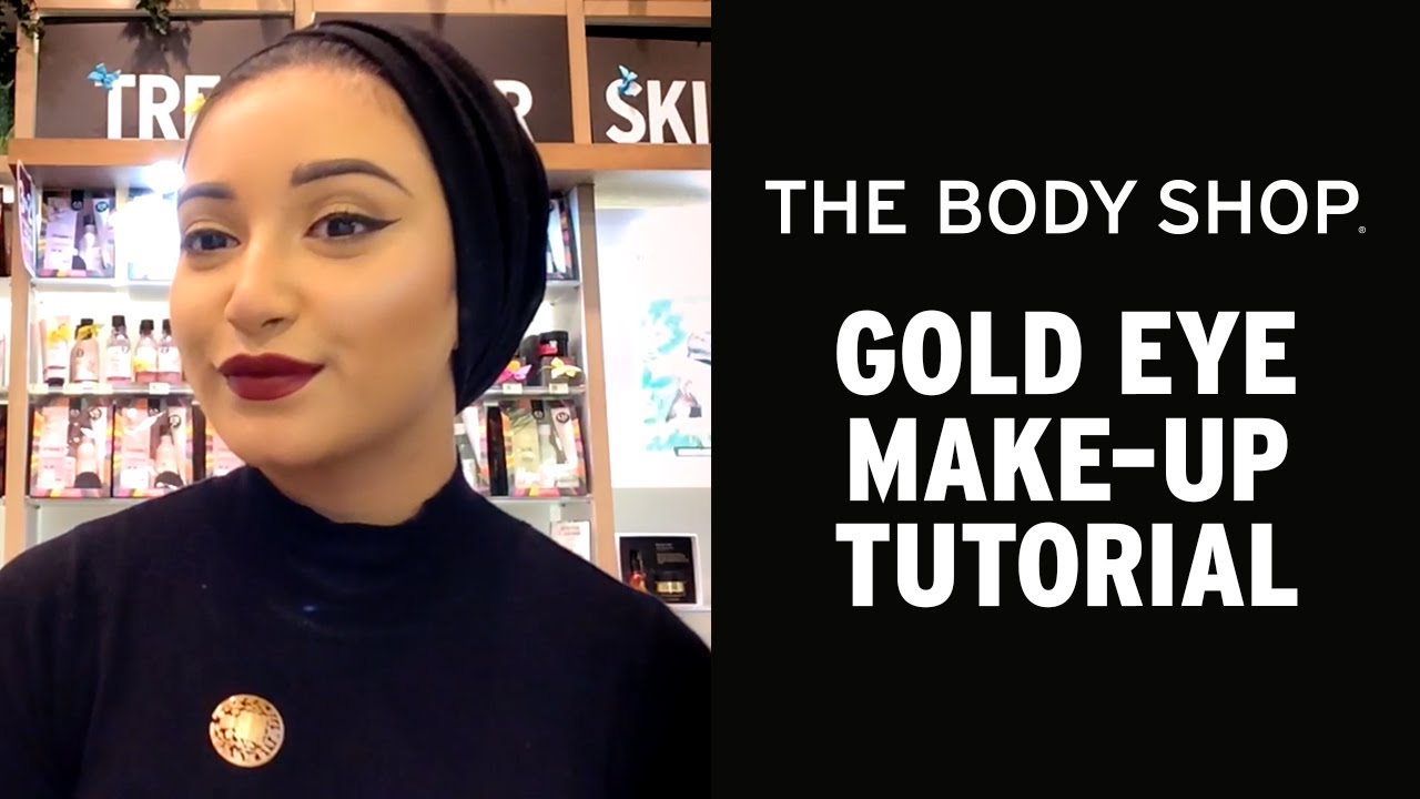 Gold Party Make Up Tutorial The Body Shop YouTube