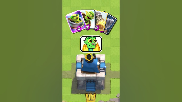 Goblin: I must go, my people need me. #clashroyale #cardevolution