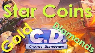 CREATIVE DESTRUCTION Hack & Cheats / Free Gold, Star Coins and Diamonds