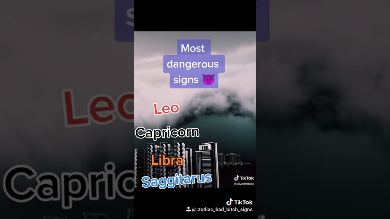 What Are The Dangerous Zodiac Signs : Zodiac signs and astrology signs