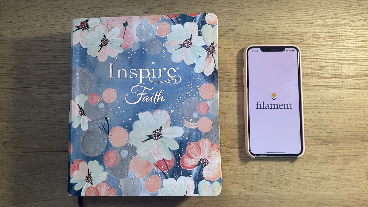 How to Use the Filament App | Inspire Faith Leatherlike - YouTube
