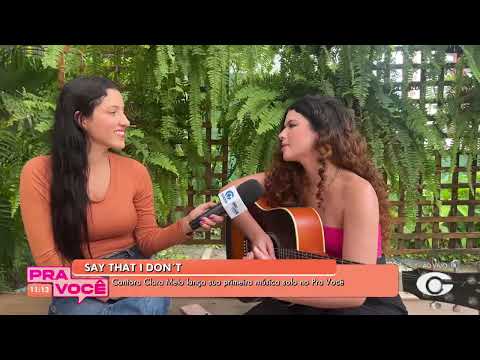 Cantora Clara Melo lança sua primeira música solo no Pra Você - 26/02/2026