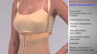 Lıposuctıon Korseleri Kod 121 122 123 124 125 126