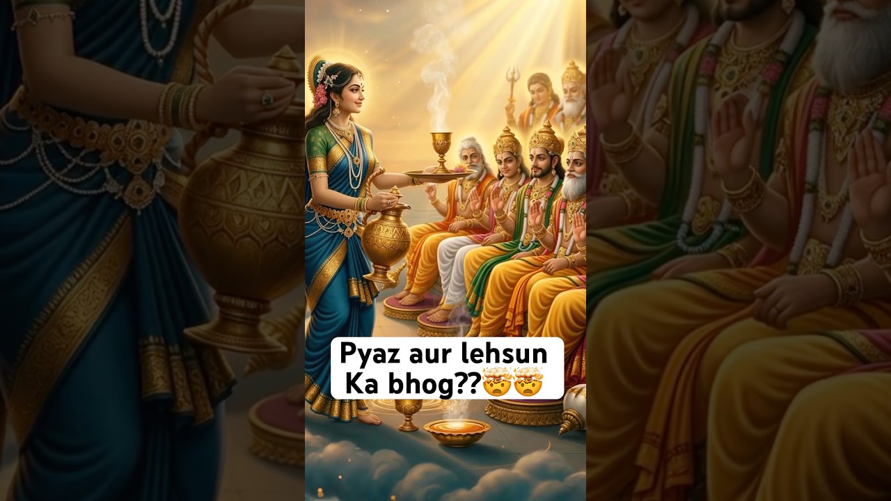 Bhagwan ko nhi lagta pyaz aur lehsun ka bhog? #facts #hindutradition