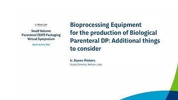 Extractables & Leachables Testing of Single-Use Systems for Production - Karen Pieters