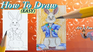 Peter Rabbit  | Drawing for Beginners | Fun Drawing Tutorials
