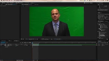 Green Screen Chroma Keying After Effects Tutorial