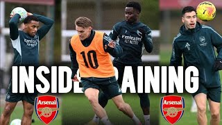 BUKAYO SAKA, WILLIAM SALIBA &amp; DECLAN RICE BACK IN FULL TRAINING – ARSENAL READY FOR SOUTHAMPTON!
