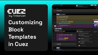 Customizing Block Templates - Cuez